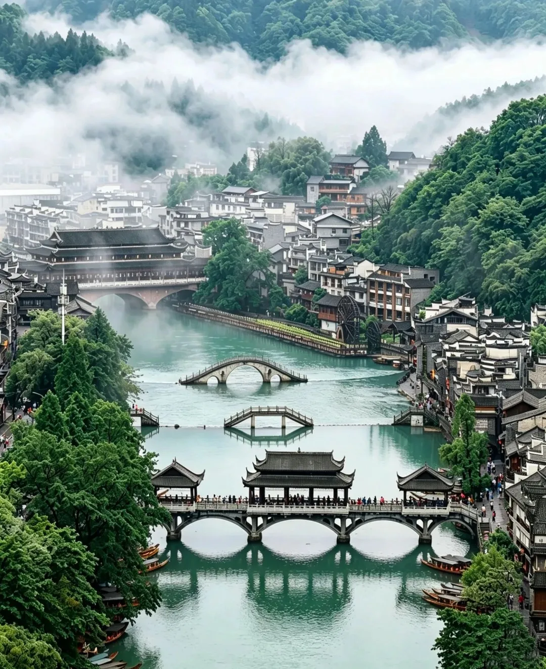 Tuojiang Morning Mist & Farewell to Fenghuang